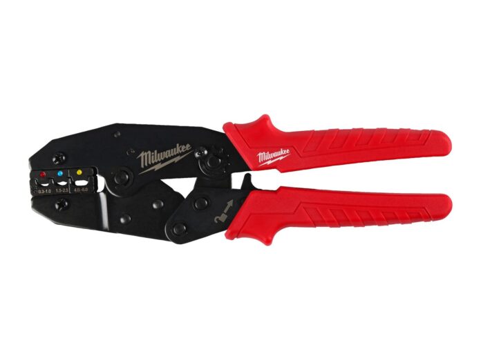 Cleste de sertizat Milwaukee, 3 cavitati de sertizare, maner ergonomic, 4932499025