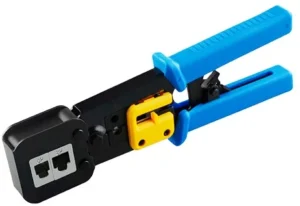 Cleste pentru sertizat mufe de retea RJ45 si telefon, compatibil Pass-Trough, CON300-CRIM-EZ Cleste pentru sertizat mufe de retea RJ45 si telefon, compatibil Pass-Trough, CON300-CRIM-EZ