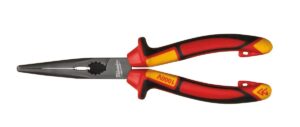 Cleste VDE cu nas lung si varf rotund Milwaukee, 45 de grade, 205mm, maner ergonomic, 4932464565 Cleste VDE cu nas lung si varf rotund Milwaukee, 45 de grade, 205mm, maner ergonomic, 4932464565