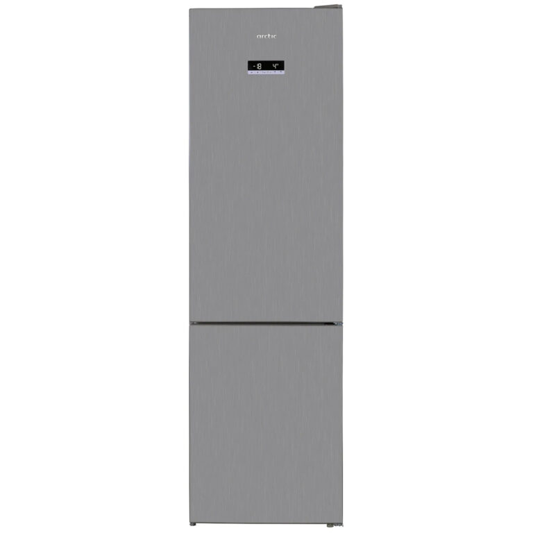 Combina frigorifica Arctic AK60406E40NFMT, Full NoFrost, Blue tech, Air Flow Dual Tech, Fast Freeze Zone, Display LCD, 362 l, Clasa E (Clasificare energetica veche Clasa A++)