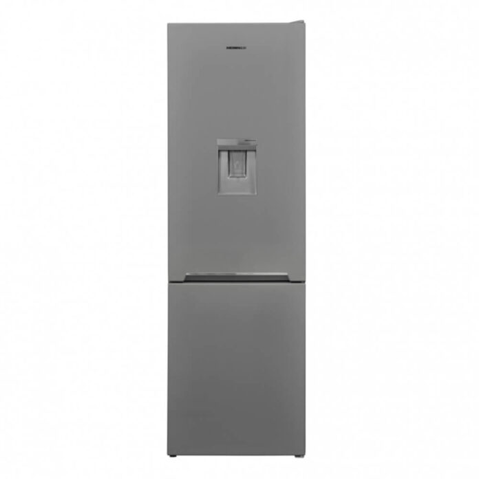Combina frigorifica Heinner HC-V270SWDE++, 268 l, Sistem racire Less Frost, Congelare rapida, Iluminare LED, Dozator de apa, H 170 cm, Clasa E, Argintiu