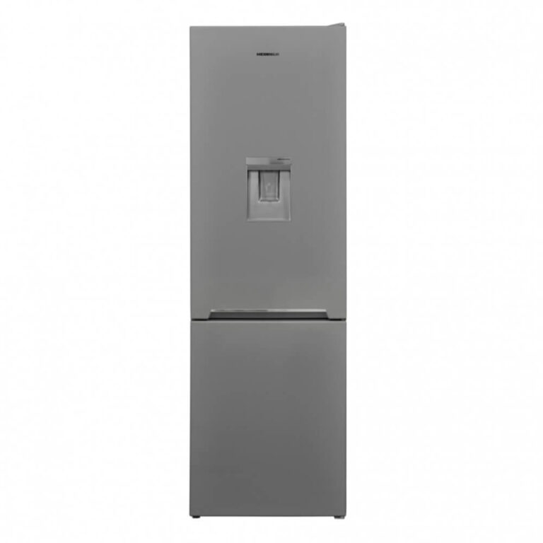 Combina frigorifica Heinner HC-V270SWDE++, 268 l, Sistem racire Less Frost, Congelare rapida, Iluminare LED, Dozator de apa, H 170 cm, Clasa E, Argintiu