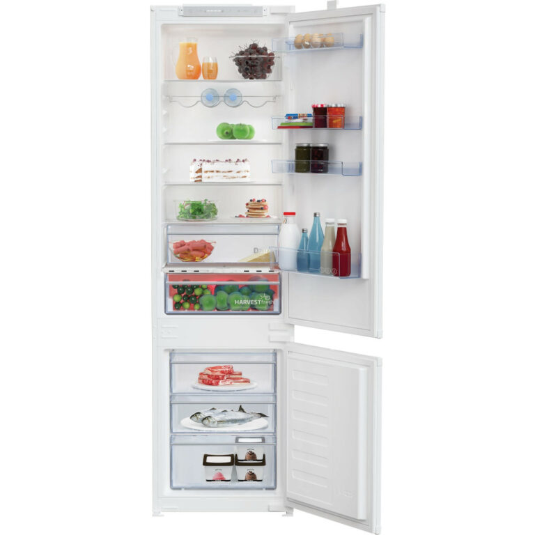Combina frigorifica incorporabila Beko BCSA306E4ZSN, 298 l, H 193.5 cm, Clasa E, Alb
