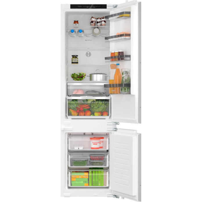 Combina frigorifica incorporabila Bosch KIN96VFD0, No Frost, Iluminare LED, Clasa D
