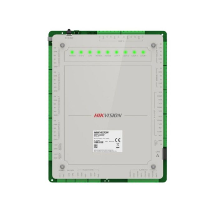 Centrala control acces IP Hikvision Pro DS-K2624X(P), 4 usi, OSDP/Wiegand, 100.000 utilizatori, configurare web