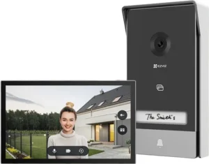 Kit videointerfon EZVIZ CS-HP7 (3MP) 2K, TCP/IP Wi-Fi, o familie, Monitor 7 inch, deblocare cu card RFID sau din aplicatie Kit videointerfon EZVIZ CS-HP7 (3MP) 2K, TCP/IP Wi-Fi, o familie, Monitor 7 inch, deblocare cu card RFID sau din aplicatie
