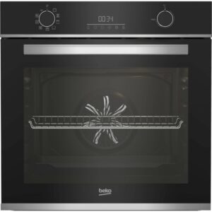 Cuptor incorporabil Beko BBIE13301XMP, Multifunctional, 72 l, Autocuratare pirolitica, Grill, Timer, AeroPerfect, RecycledNet, Negru, Clasa A Cuptor incorporabil Beko BBIE13301XMP, Multifunctional, 72 l, Autocuratare pirolitica, Grill, Timer, AeroPerfect, RecycledNet, Negru, Clasa A