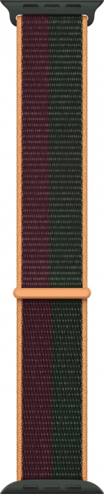 Curea Apple Watch Sport Loop, 45mm, Dark Cherry Forest Green