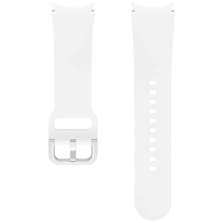 Galaxy Watch Sport Band pentru Samsung Galaxy Watch5, 20mm, S/M, Alb