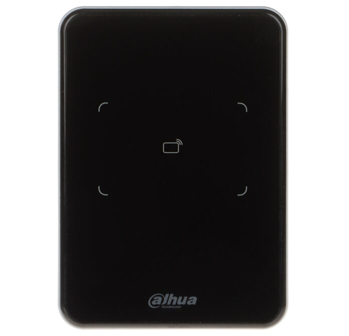 Cititor de proximitate Mifare 13.56MHz, Wiegand, RS-485, IP66, Dahua ASR2100A