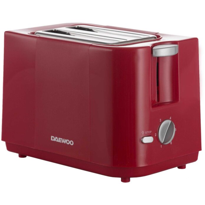 Prajitor de paine Daewoo DBT40R, 750 W, 2 felii, Rosu Prajitor de paine Daewoo DBT40R, 750 W, 2 felii, Rosu