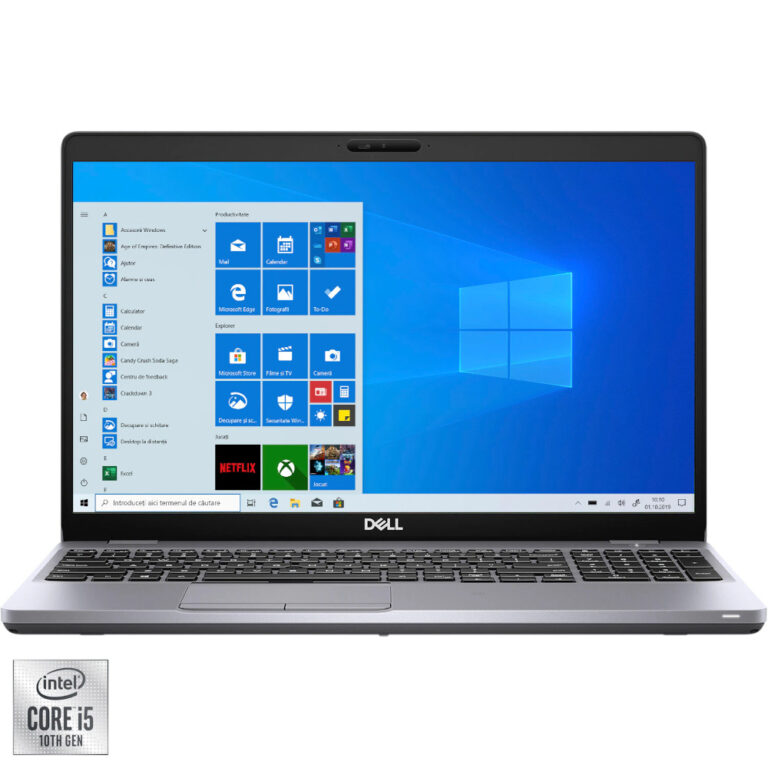 Laptop Dell Latitude 5410, Intel® Core&trade; i5-10210U, 8GB DDR4, SSD 512GB, Intel® UHD Graphics, Windows 10 Pro