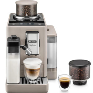 Espressor automat DeLonghi Rivelia EXAM440.55.BG, 19 bar, 1450 W, Bej Espressor automat DeLonghi Rivelia EXAM440.55.BG, 19 bar, 1450 W, Bej
