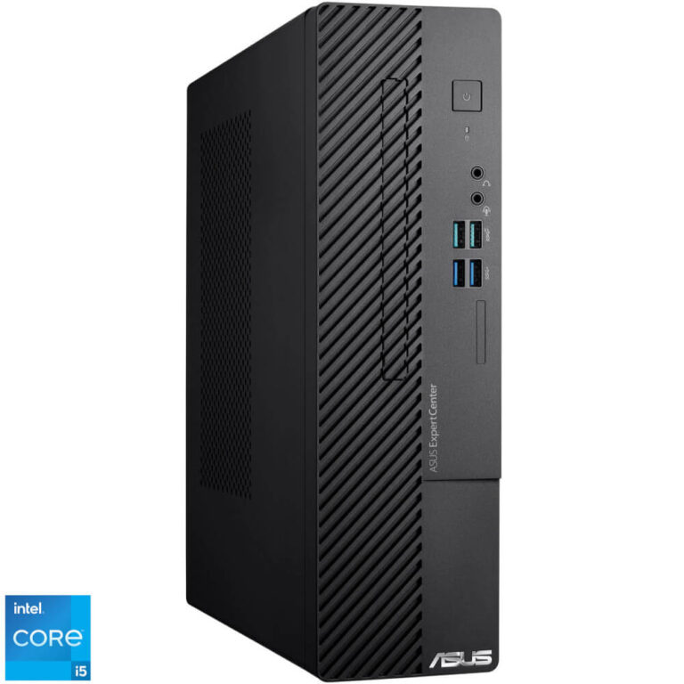 Sistem Desktop PC ASUS D500SCES-511400018X, Intel Core i5-11400, 8GB RAM, 256GB SSD, Intel UHD Graphics 730, Windows 11 Pro