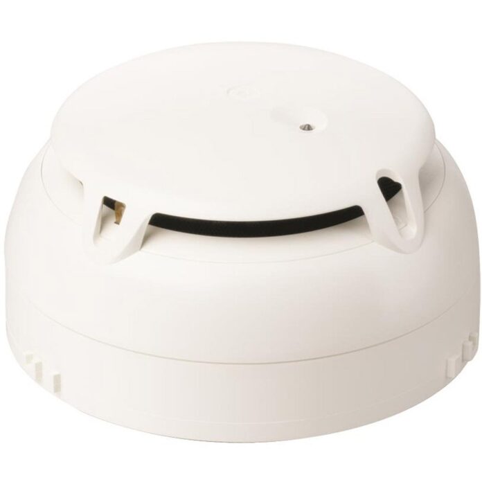 Detector de incendiu wireless adresabil Siemens Swing FDOOT271, 4 nivele, autotestare, autonomie 3 ani