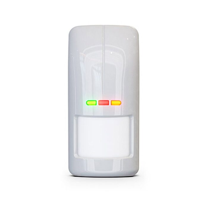 Detector de miscare exterior digital dual PIR si MW Satel OPAL PLUS GY, 15 m, 100 grade, senzor crepuscular, antimasking, creep zone, pet immunity 20 kg, gri