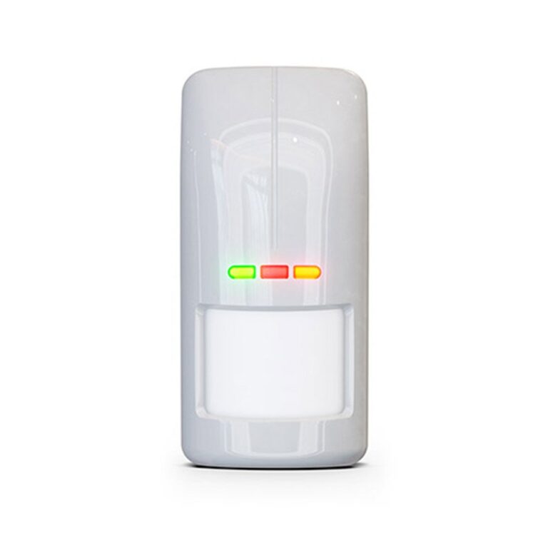 Detector de miscare exterior digital dual PIR si MW Satel OPAL PLUS GY SET, 15 m, 100 grade, senzor crepuscular, antimasking, creep zone, pet immunity 20 kg, gri, suport inclus