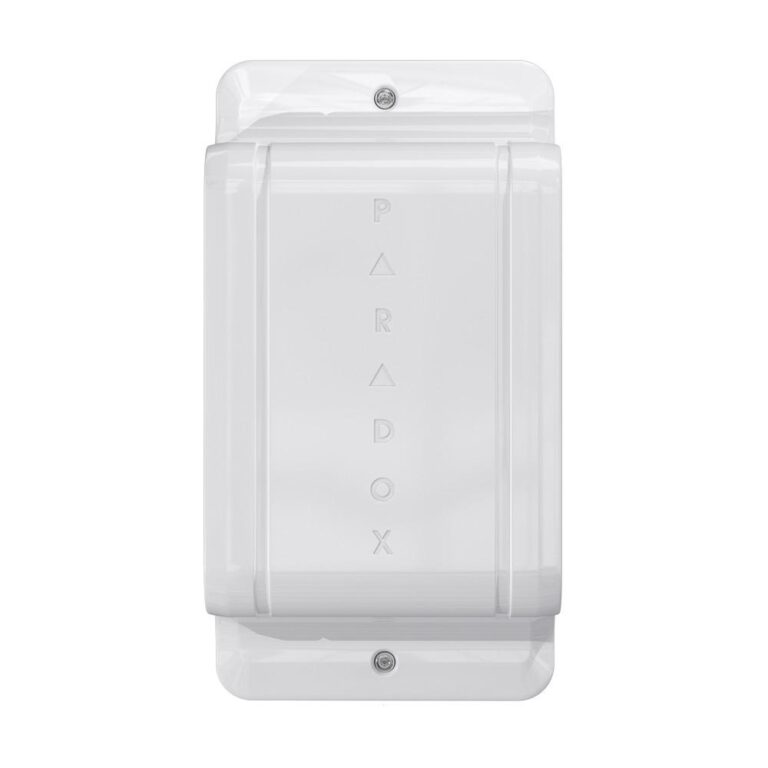 Detector de miscare exterior PIR, Paradox NV780MX, de tip perdea, vedere laterala, pana la 24m, imunitate la animale, Anti-masking
