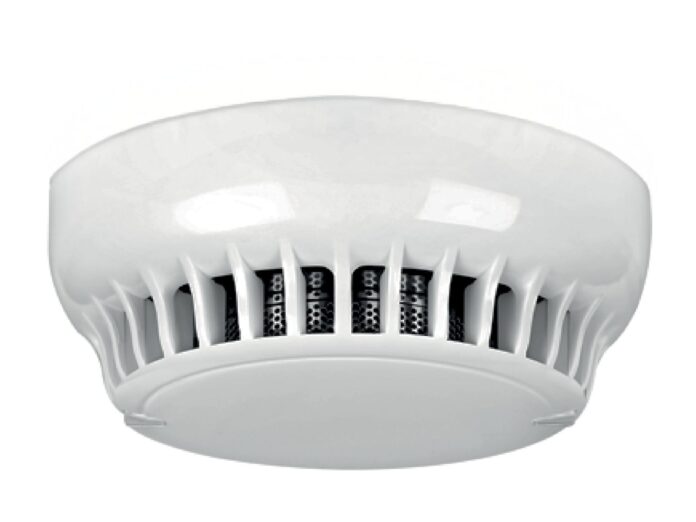 Detector inteligent fum adresabil cu izolator incorporat, certificat EN54-7 si EN54-17, IP30, Teknim TFD-2351