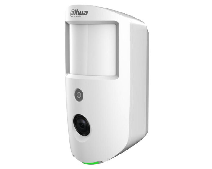 Detector de miscare PIR cu camera, wireless, 868 MHz, imunitate animale, alb, Dahua, ARD1731-W2(868)
