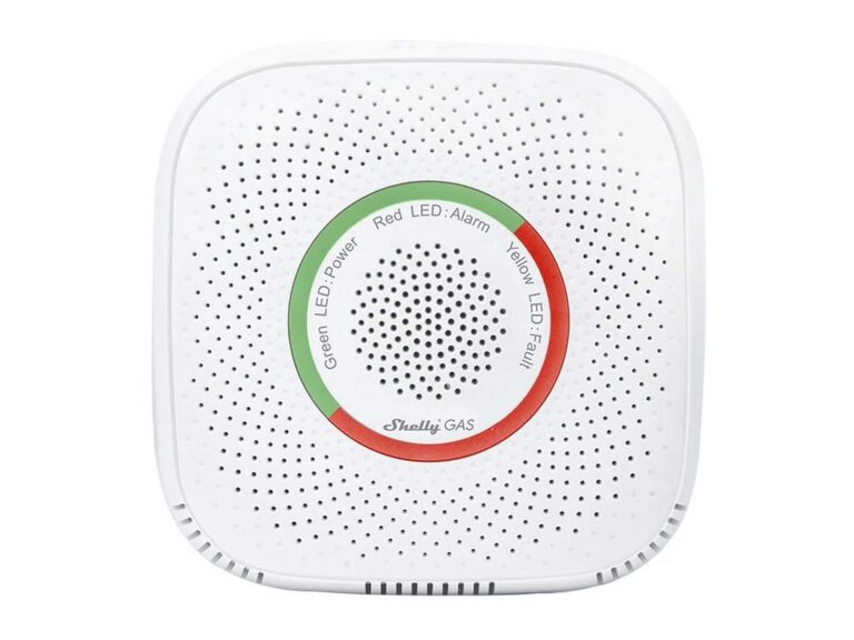 Detector de gaz Shelly Gas CNG, Wi-Fi, aplicatie mobila, control vocal, indicator LED, Shelly Gas CNG WiFi