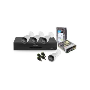 Sistem supraveghere exterior middle Dahua DH-M4EXTIR30-5MP, 4 camere, 5 MP, 2.8 mm, IR 30 m, HDD 1TB Sistem supraveghere exterior middle Dahua DH-M4EXTIR30-5MP, 4 camere, 5 MP, 2.8 mm, IR 30 m, HDD 1TB