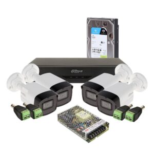 Sistem supraveghere exterior middle Dahua DH-M4EXTIR80-4K-M, 4 camere, 8 MP, IR 80 m, 3.6 mm, HDD 1 TB Sistem supraveghere exterior middle Dahua DH-M4EXTIR80-4K-M, 4 camere, 8 MP, IR 80 m, 3.6 mm, HDD 1 TB