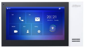Monitor Videointerfon digital Dahua VTH2421FW-P, 7 inch TFT, PoE, slot card SD 8GB, alb, montare perete Monitor Videointerfon digital Dahua VTH2421FW-P, 7 inch TFT, PoE, slot card SD 8GB, alb, montare perete