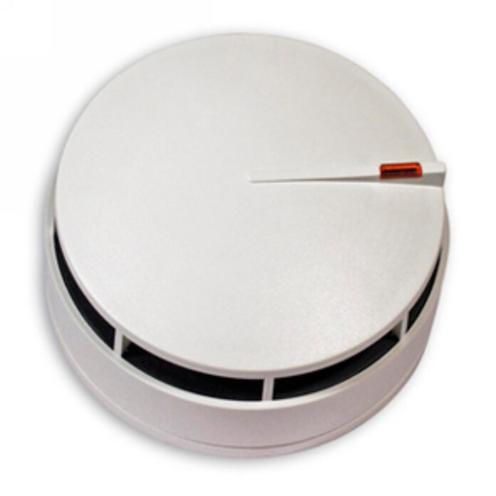 Detector optic de fum adresabil cu izolator DETNOV DOD-220A-I, certificat EN 54-7 si EN 54-17, IP 40, pana la 250 adrese per ochi