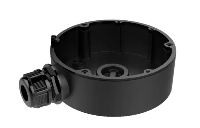 Cutie de distributie neagra pentru camere de supraveghere, diametru montaj 111mm, Hikvision DS-1280ZJ-DM18(black) Cutie de distributie neagra pentru camere de supraveghere, diametru montaj 111mm, Hikvision DS-1280ZJ-DM18(black)