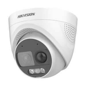 Camera supraveghere Dome Hikvision ColorVu DS-2CE72DF3T-PIRXOS-2.8MM, 2 MP, 2.8 mm, lumina alba 20 m, PIR, microfon, sirena, stroboscop Camera supraveghere Dome Hikvision ColorVu DS-2CE72DF3T-PIRXOS-2.8MM, 2 MP, 2.8 mm, lumina alba 20 m, PIR, microfon, sirena, stroboscop