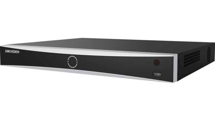 NVR Hikvision 8 canale, 4K, AcuSeek/AcuSearch, 2×SATA, H.265+, functii AI, DS-7608NXI-I2/VPro