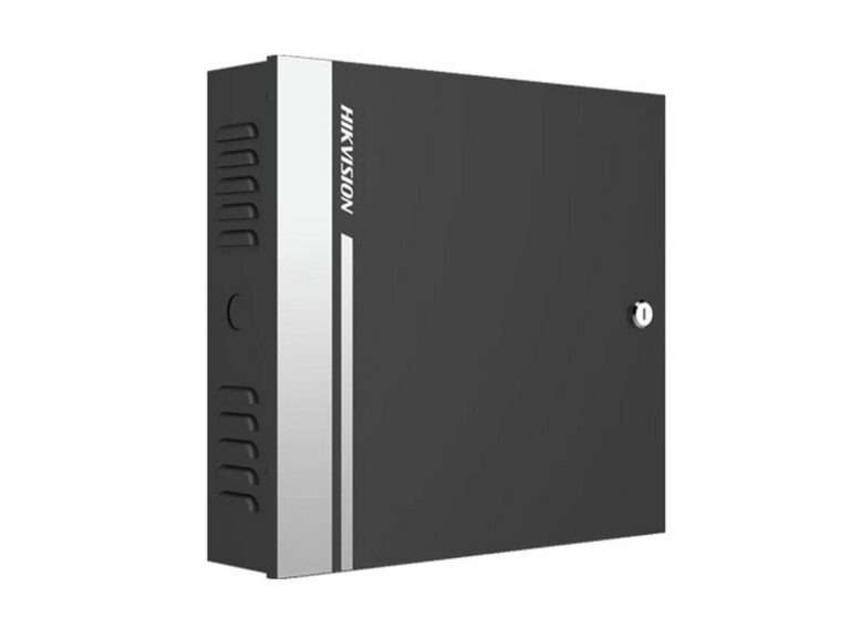 Centrala control acces Hikvision DS-K2811, TCP/ IP, RS-485, Wiegand, 10.000 utilizatori, 50.000 evenimente, pentru o usa, sursa cu back-up