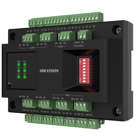 Modul extensie 2 usi HIKVISION DS-K2M002X, conexiune RS485, back-up, compatibil cu seria DS-K270yyy