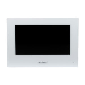 Videointerfon de interior WiFi Hikvision DS-KH6320-WTE1-W, 7 inch, slot card, aparent, 12V DC/PoE, alb Videointerfon de interior WiFi Hikvision DS-KH6320-WTE1-W, 7 inch, slot card, aparent, 12V DC/PoE, alb
