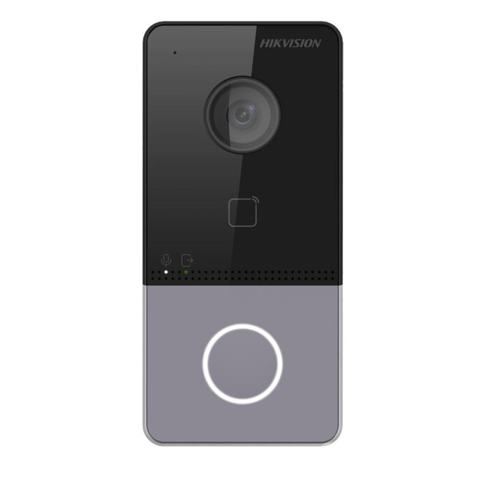 Videointerfon de exterior Hikvision DS-KV6113-WPE1(C), 2 MP, card reader, 1 familie, PoE, aparent Videointerfon de exterior Hikvision DS-KV6113-WPE1(C), 2 MP, card reader, 1 familie, PoE, aparent