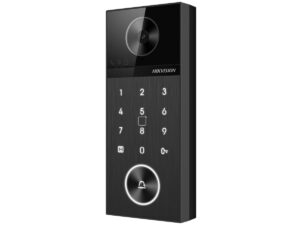 Post exterior Hikvision pentru videointerfon, 4MP, WiFi 6, cititor card M1, tastatura, Bluetooth, PoE, IP65, DS-KV6124-WBE1 Post exterior Hikvision pentru videointerfon, 4MP, WiFi 6, cititor card M1, tastatura, Bluetooth, PoE, IP65, DS-KV6124-WBE1