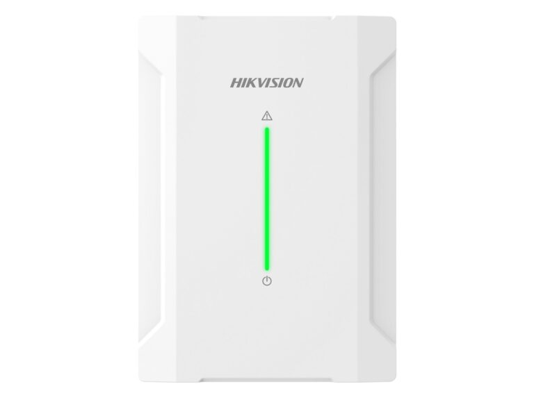 Receptor wireless Hikvision pentru centrala Ax Hybrid Pro, RF 868 MHz, accepta 32 detectori, 8 sirene interior, 4 sirene exterior, DS-PR501-HWE