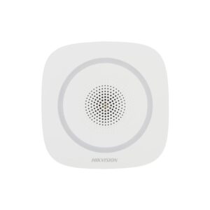 Sirena stroboscopica wireless de interior Hikvision AX PRO DS-PS1-I-WE-R, protocol Tri-X, RF 1600 m, 110 dB, 868 MHz, LED Rosu Sirena stroboscopica wireless de interior Hikvision AX PRO DS-PS1-I-WE-R, protocol Tri-X, RF 1600 m, 110 dB, 868 MHz, LED Rosu