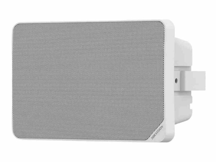 Difuzor IP Hikvision DS-QAZ1110G1R-BE, PoE, 10W, 8 ohm, 5.25 inch, audio bidirectional, TTS, Bluetooth, jack 3.5mm, memorie interna 64GB
