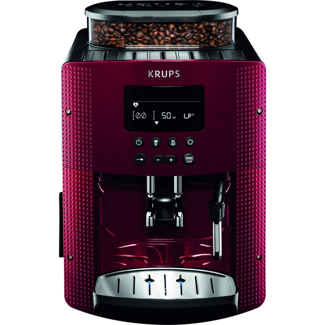 Espressor automat Krups EA815570, 1450 W, 1.7 L, 15 bar, Visiniu Espressor automat Krups EA815570, 1450 W, 1.7 L, 15 bar, Visiniu