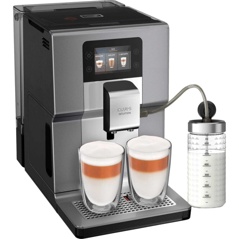 Espressor automat Krups Intuition Preference+ EA875E10, 1450 W, 3L, 15 bar, Argintiu