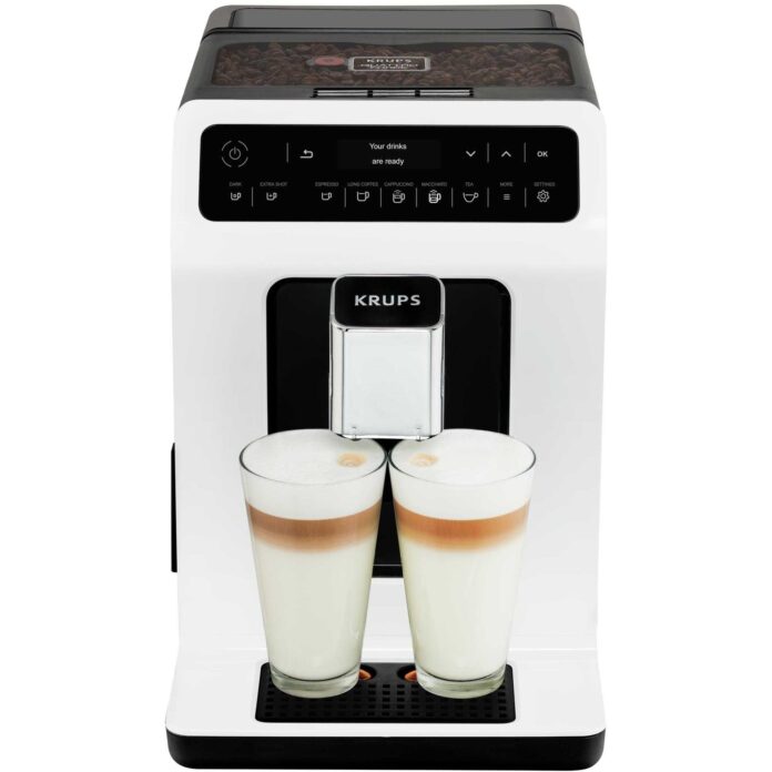 Espressor automat Krups Evidence EA890110, 1450 W, 2.3 L, 15 bar, Alb/Negru Espressor automat Krups Evidence EA890110, 1450 W, 2.3 L, 15 bar, Alb/Negru