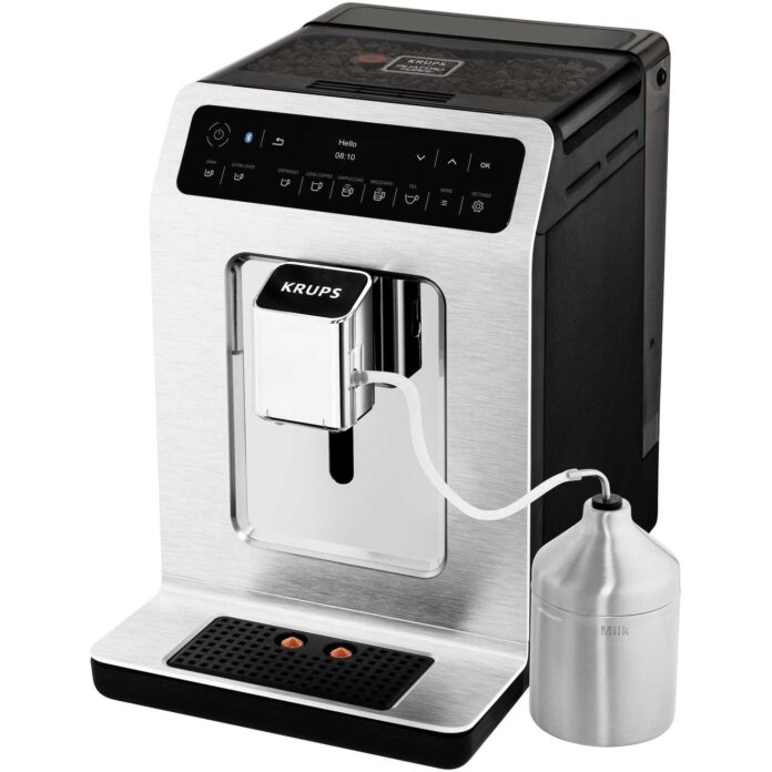 Espressor automat Krups Evidence EA893C10, 1450 W, 2.3 L, 15 bar, Bluetooth, Negru/Argintiu Espressor automat Krups Evidence EA893C10, 1450 W, 2.3 L, 15 bar, Bluetooth, Negru/Argintiu