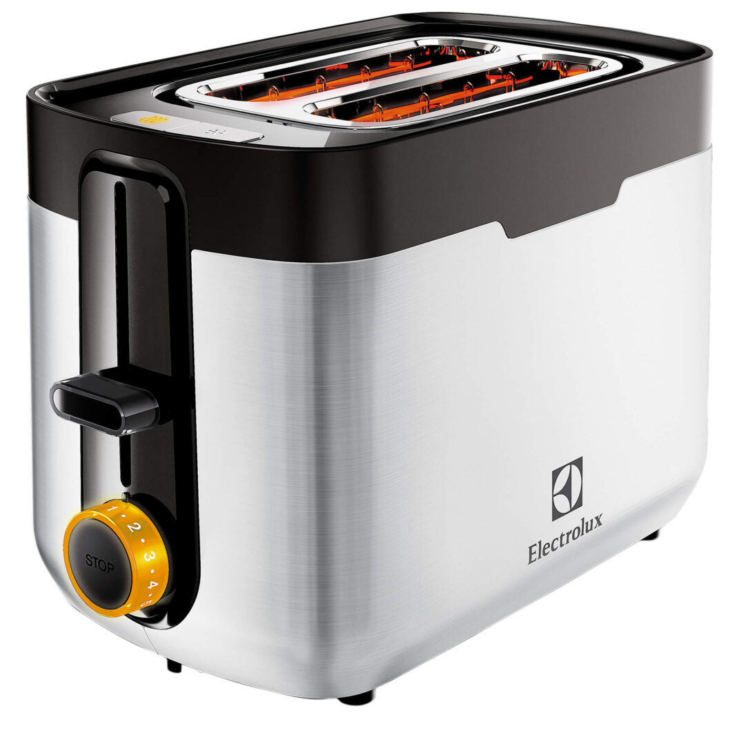 Prajitor de paine Electrolux Creative Collection EAT5300, 1050 W, 2 felii, Argintiu/Negru Prajitor de paine Electrolux Creative Collection EAT5300, 1050 W, 2 felii, Argintiu/Negru