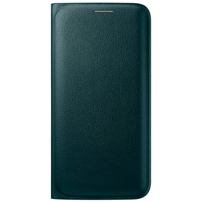 Husa Flip Wallet Samsung EF-WG925PGEGWW pentru Galaxy S6 Edge, Verde