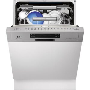 Masina de spalat vase semi-incorporabila cu motor Inverter Electrolux Real Life ESI8710ROX, 15 Seturi, 7 Programe, Clasa A+++ Masina de spalat vase semi-incorporabila cu motor Inverter Electrolux Real Life ESI8710ROX, 15 Seturi, 7 Programe, Clasa A+++