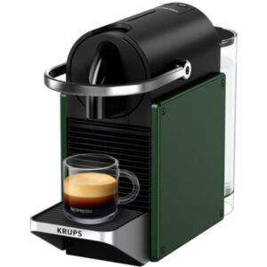 Espressor Nespresso Krups Pixie XN306310, 0.7 l, 19 bar, Oprire automata, Verde inchis Espressor Nespresso Krups Pixie XN306310, 0.7 l, 19 bar, Oprire automata, Verde inchis