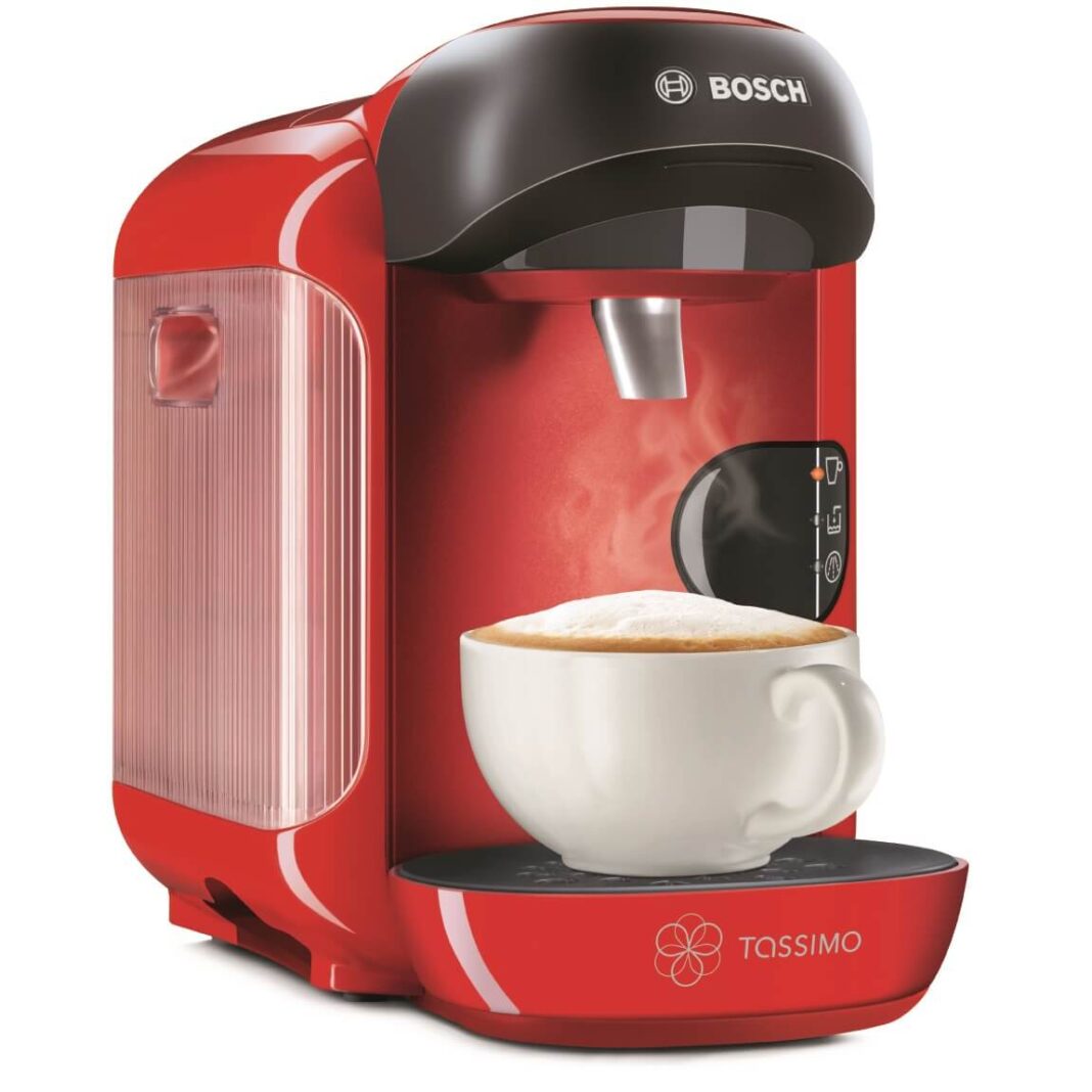 Espressor Bosch Tassimo Vivy TAS 1253, 1300 W, 0.7 L, 3.3 bar, Rosu