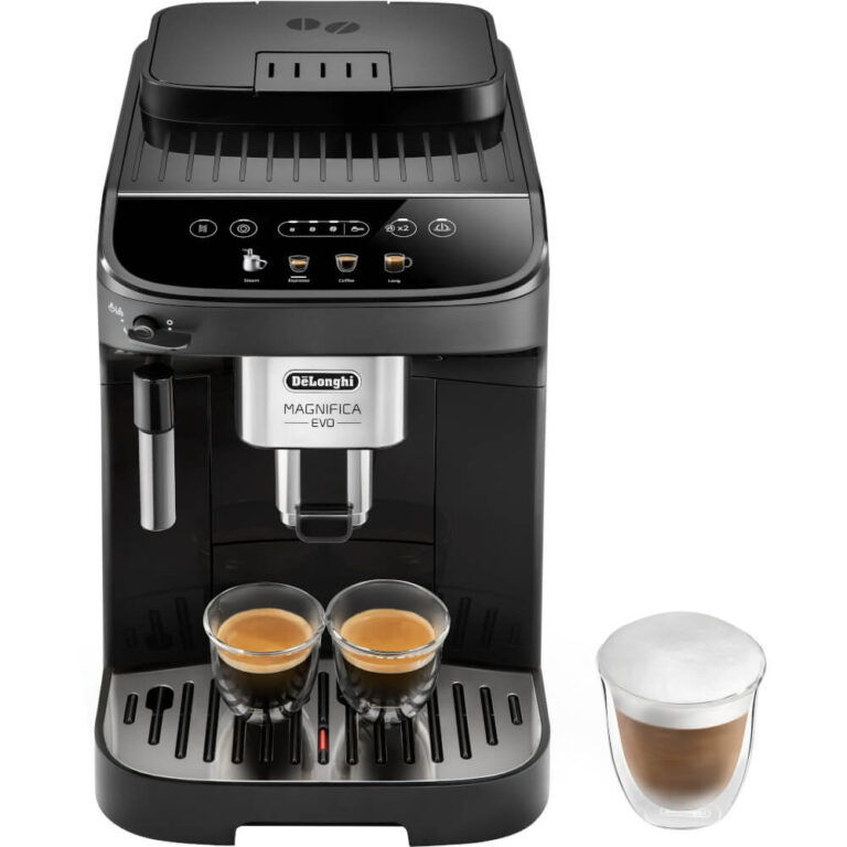 Espressor automat DeLonghi ECAM290.21.B, 1450 W, 1.8 L, 15 Bar, Ecran tactil, Oprire automata, Suport reglabil, Sistem spumare a laptelui, Rasnita metalica, Negru
